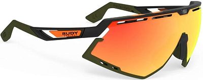Превью  Велоочки RUDY PROJECT Defender Black Matte/Olive Green, Линзы: Multilaser Orange (SP524006-0020)